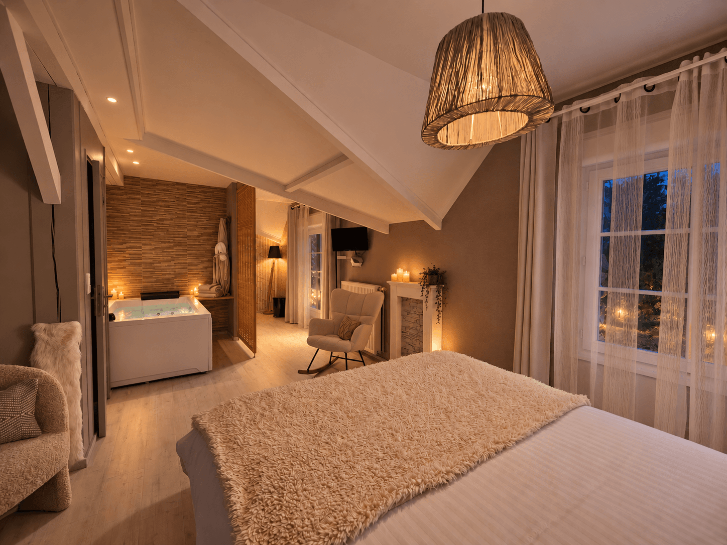 Cayeux-sur-mer : chambre d'hôtes Les Portes du Hâble - Loft Baie en bulles 26