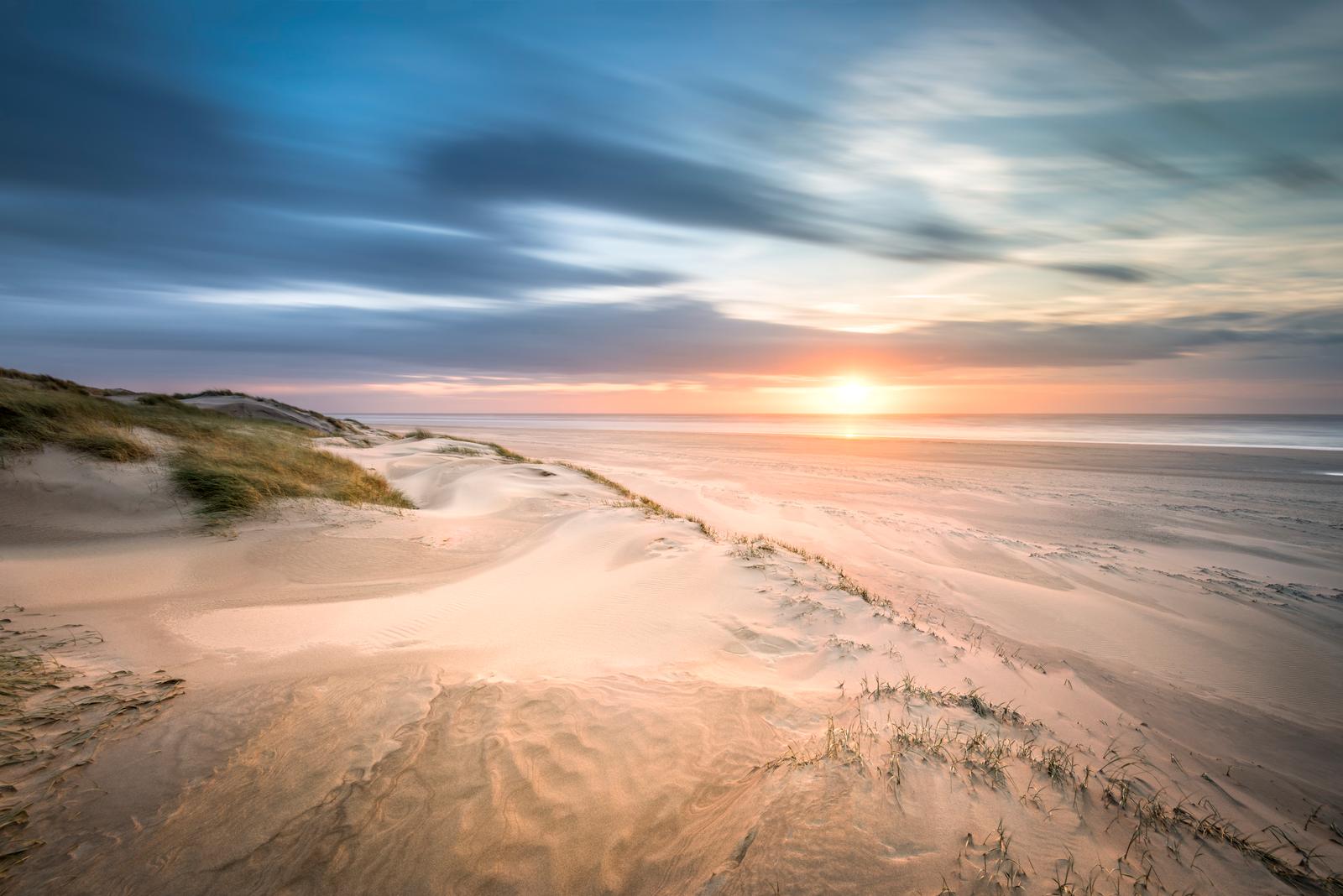 Coucher de soleil en Côte d'Opale