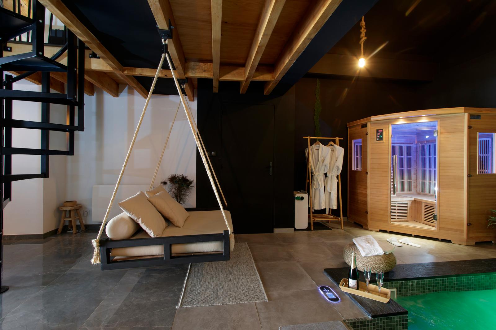 Calais : le Pasithéa, loft, spa privatif 08