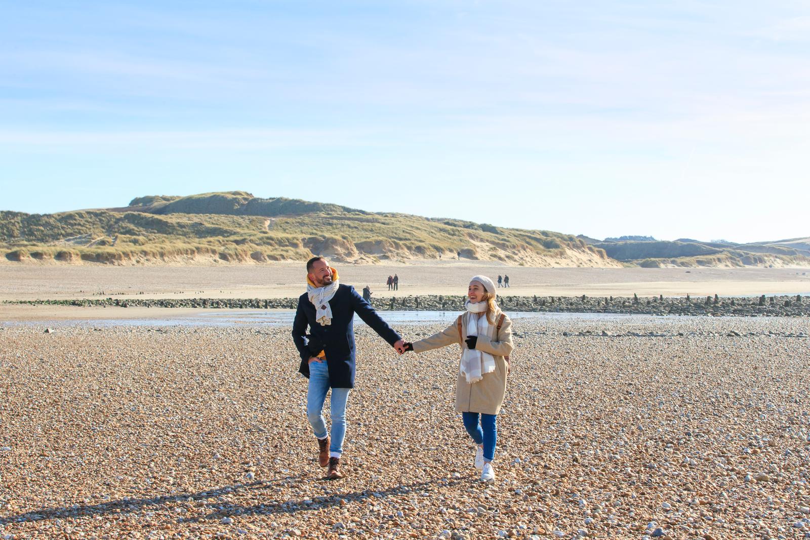 Ambleteuse : couple sur la plage 09