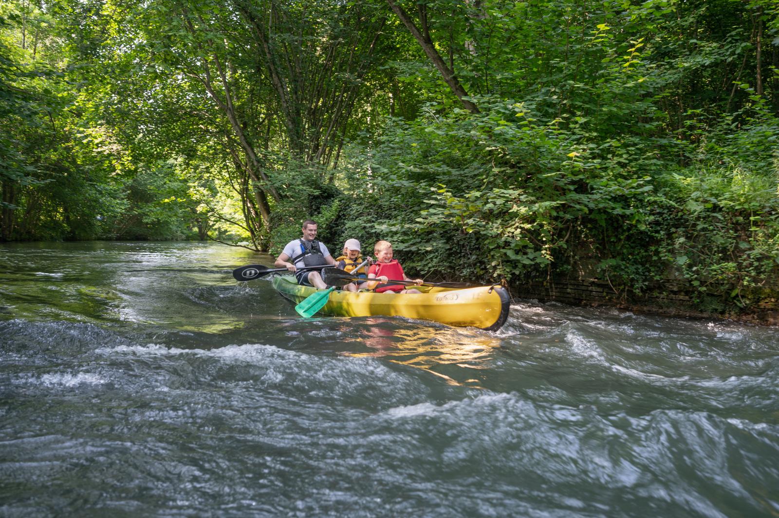 Loeuilly : kayak à la base nautique 02