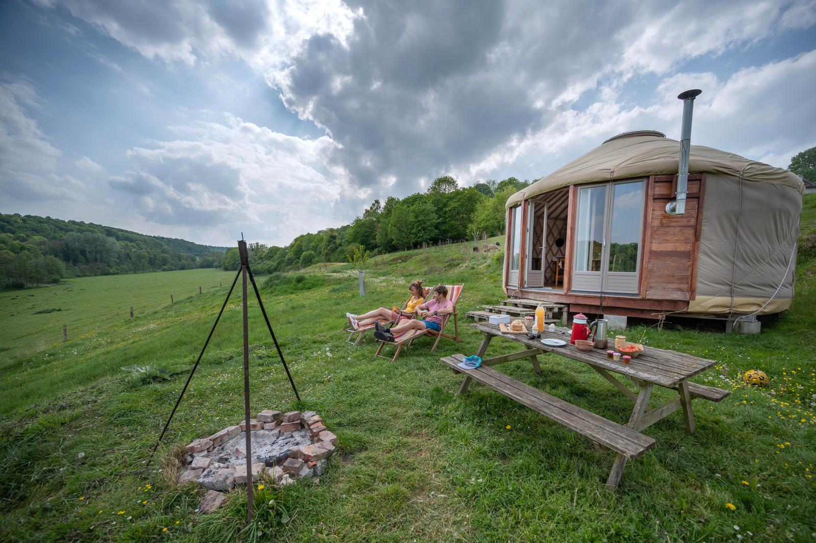 Méréaucourt : yourtes de la ferme Les Reines des Prés 28