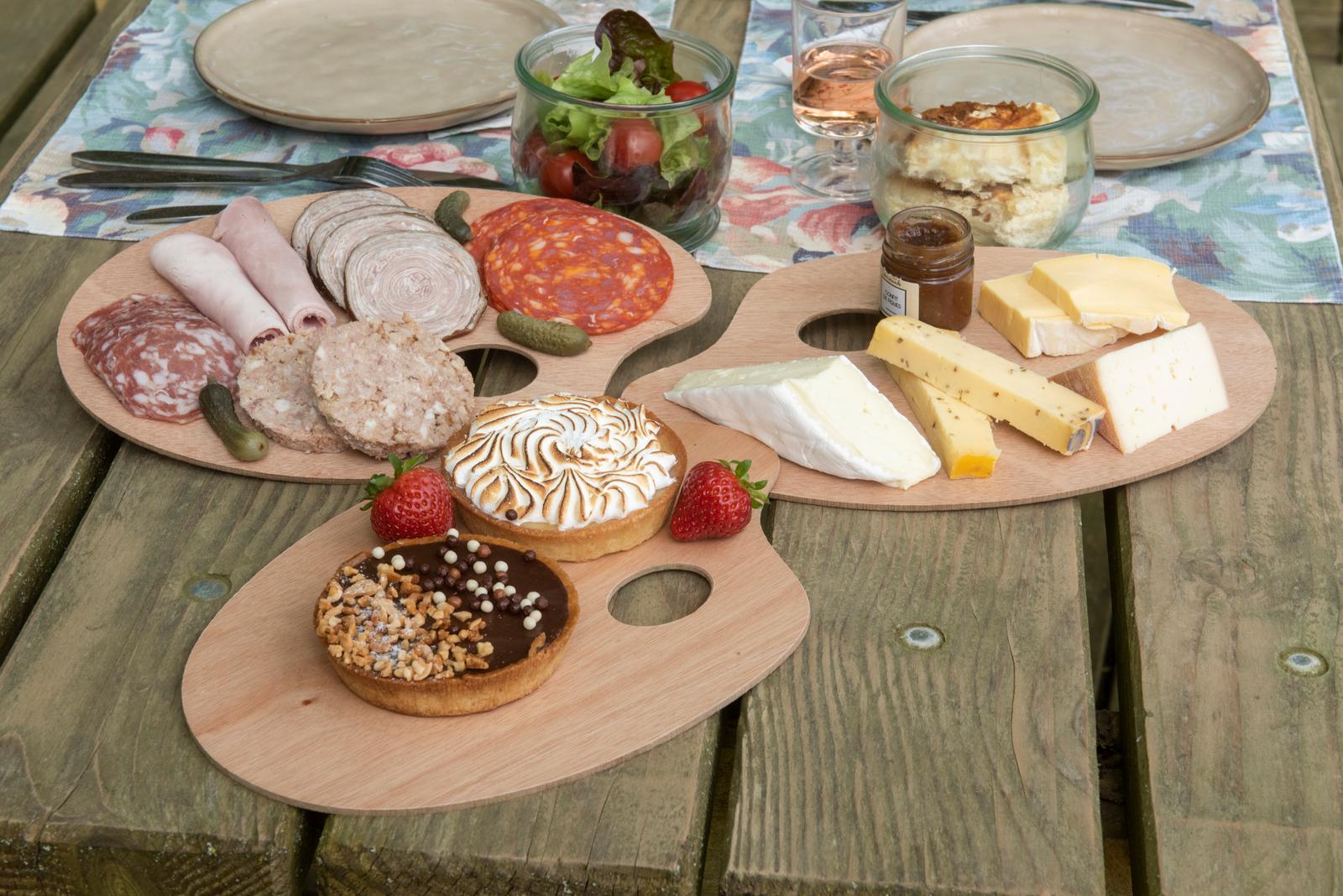 Reumont : planche de fromages et charcuterie au domaine EDEN 02