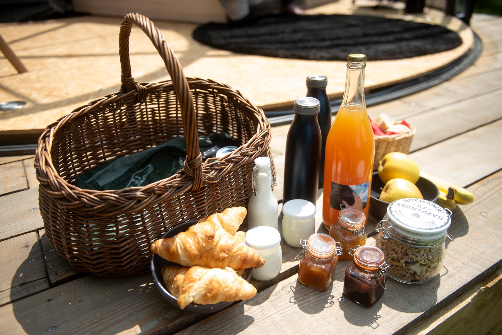 Etréaupont : panier de petit-déjeuner au domaine des Foulons