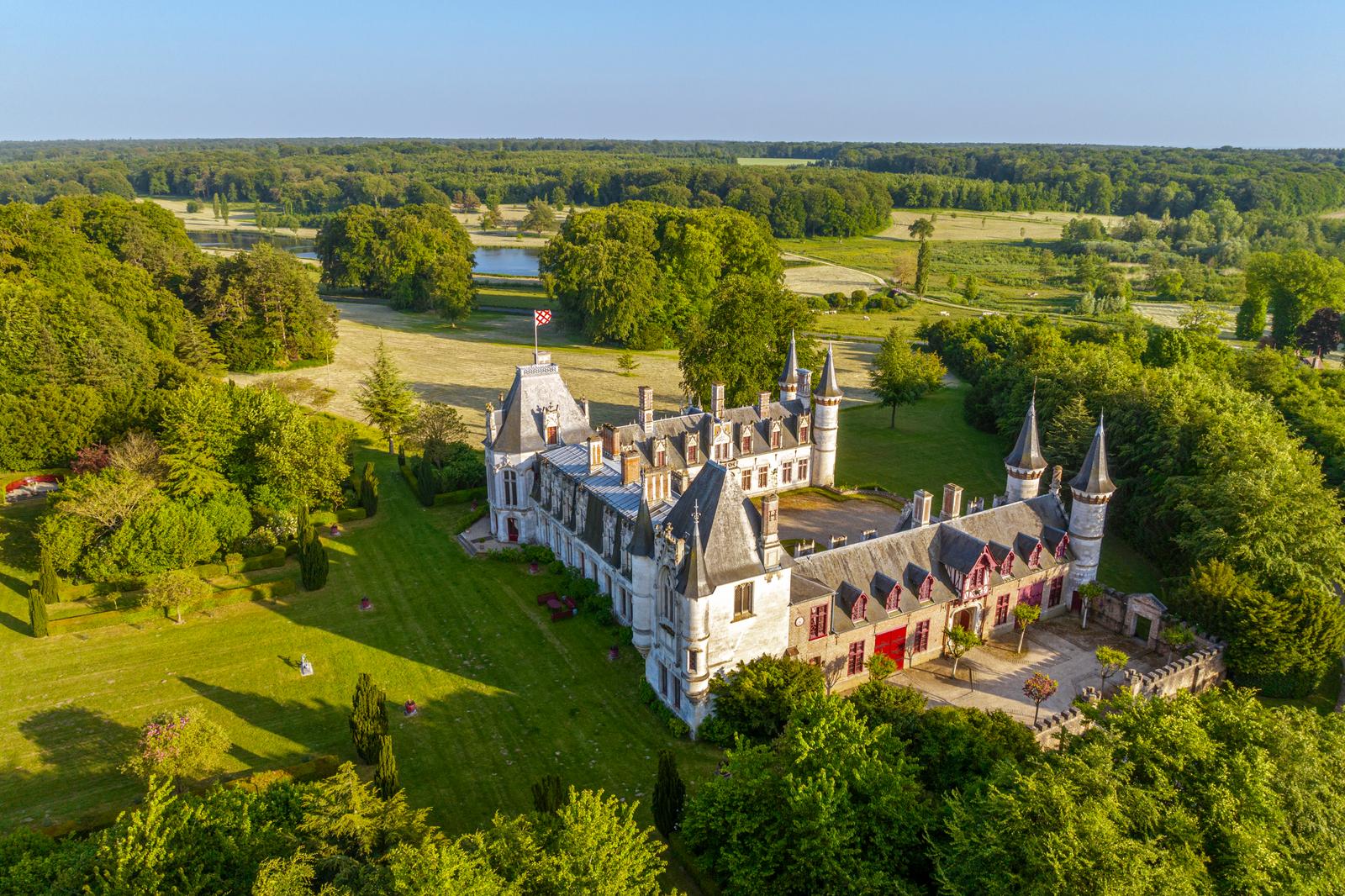 Regnière-Écluse - le château et le parc 