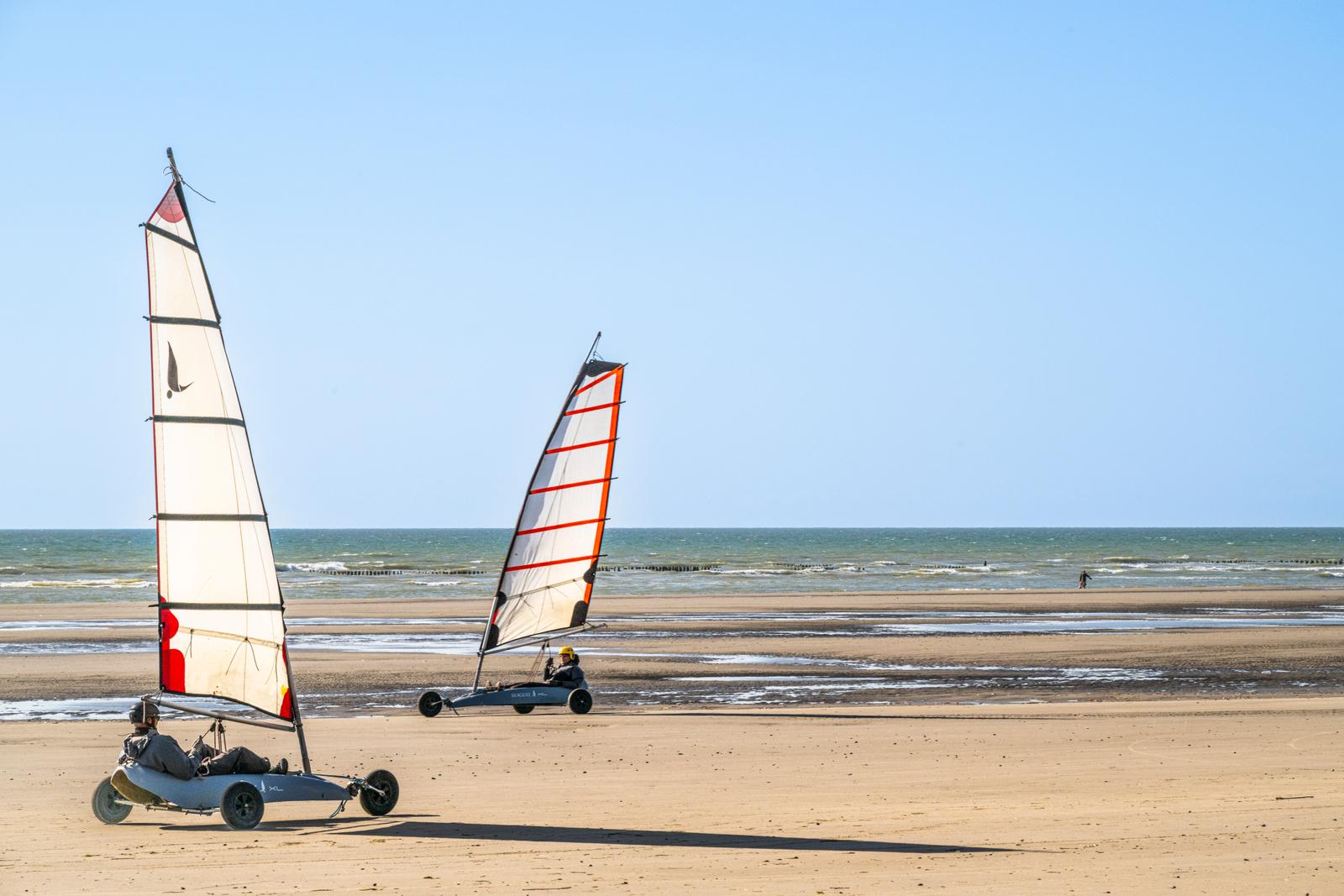 Quend-Plage : chars à voile