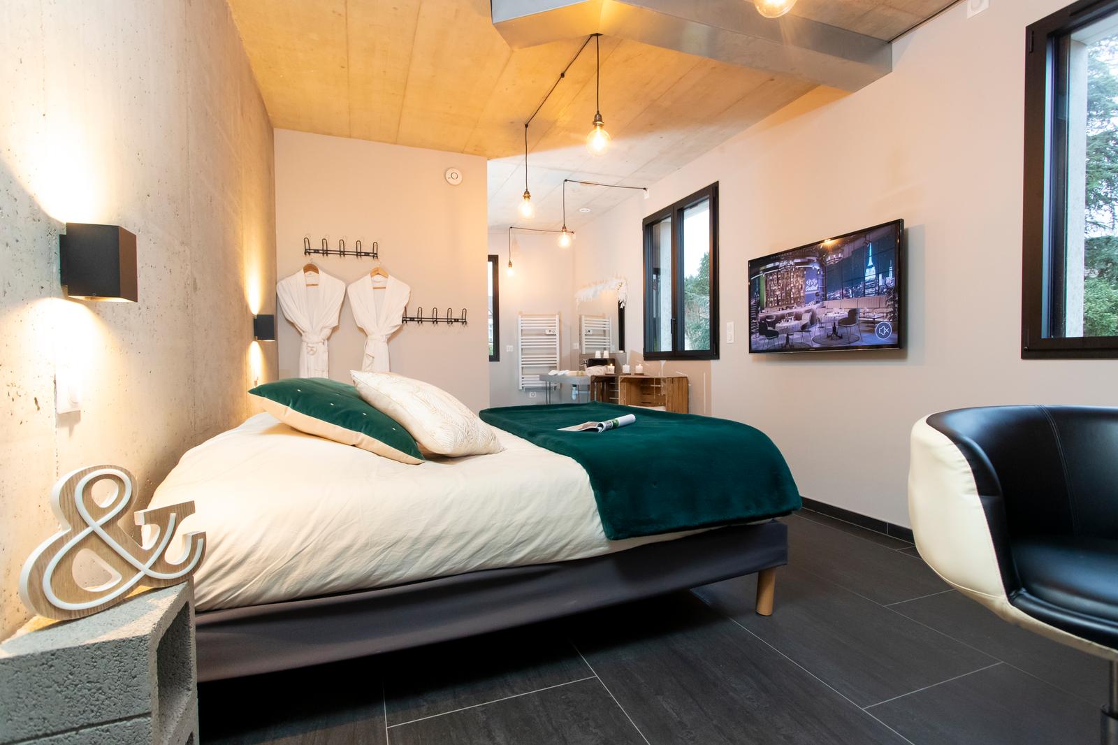 Saint-Aubin : au Cœur du Village, maison Origine, la chambre  03