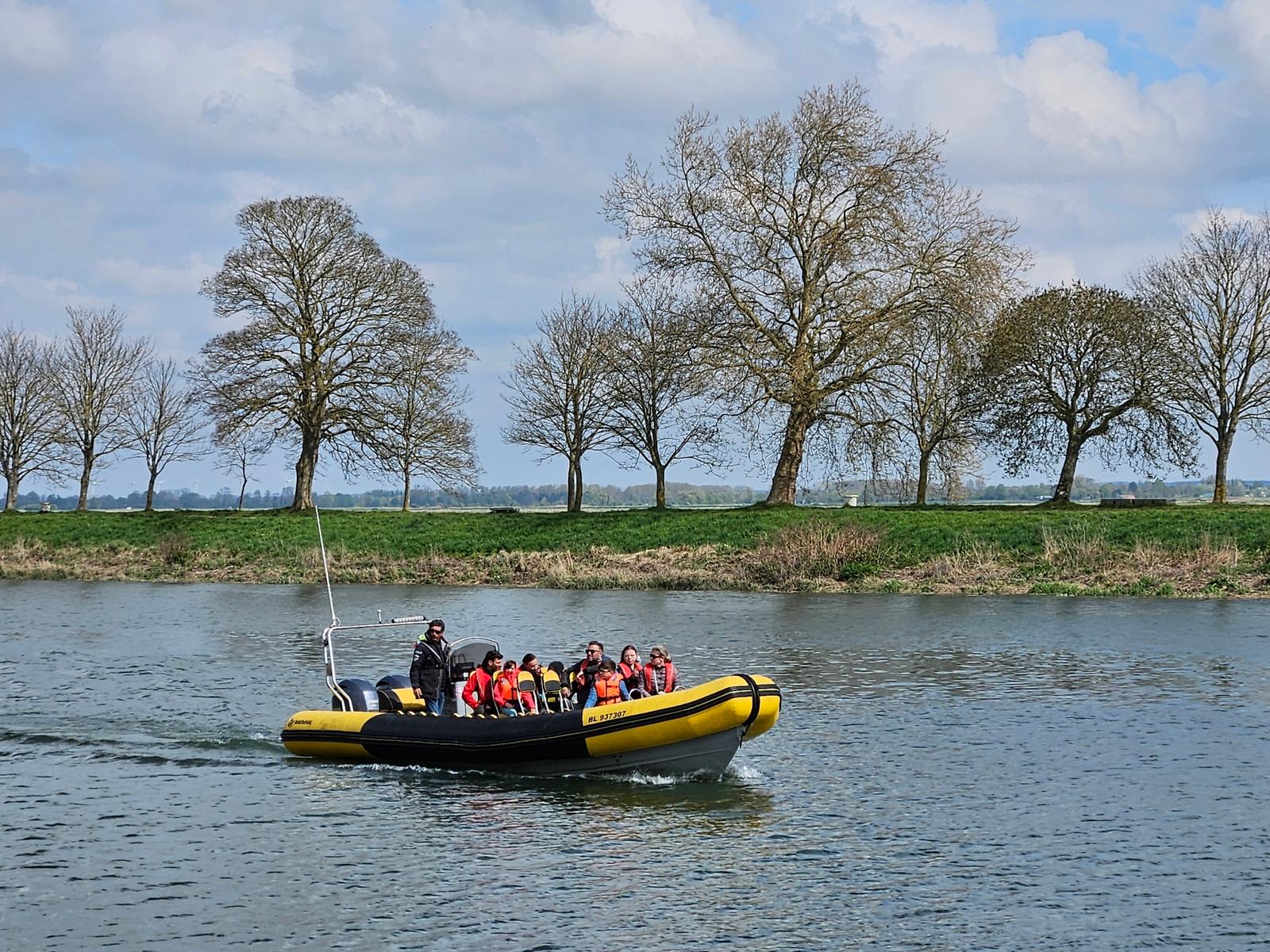Saint-Valery-sur Somme : visite de groupe sur un zodiac
