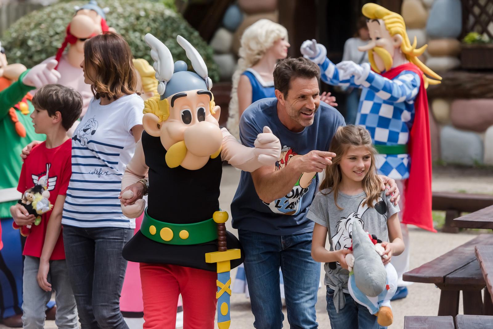 En famille au parc Astérix