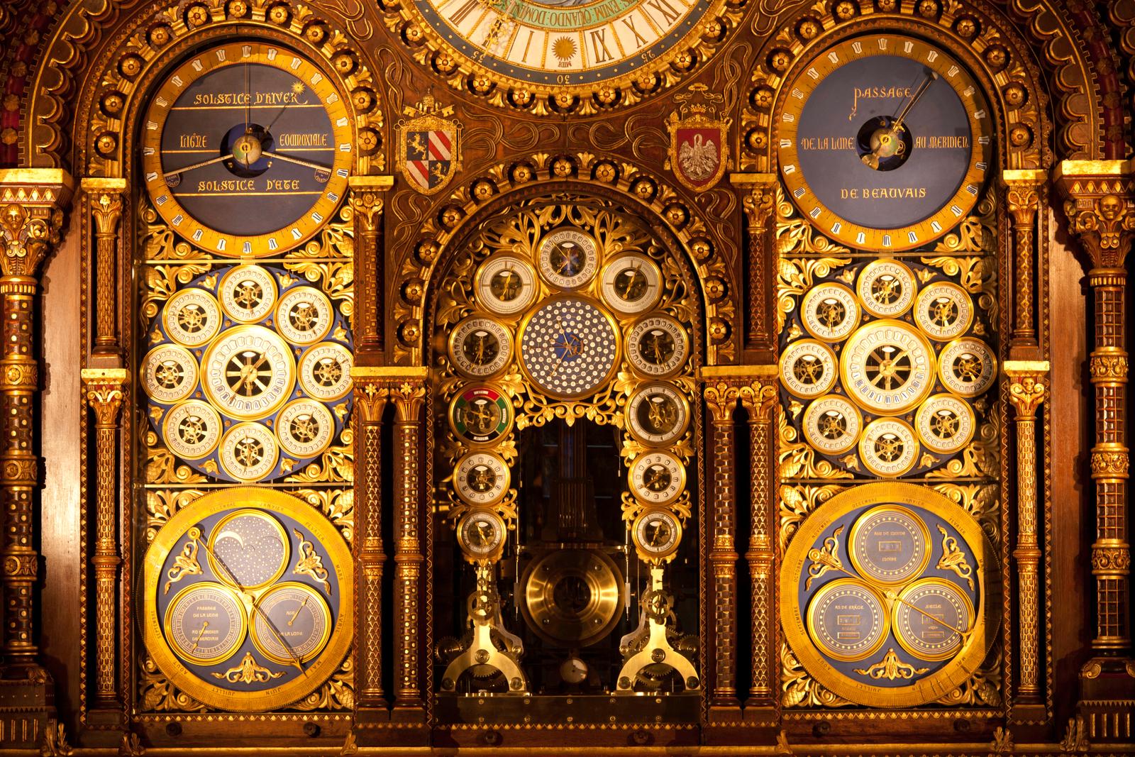 Beauvais : l'horloge astronomique de la cathédrale Saint-Pierre