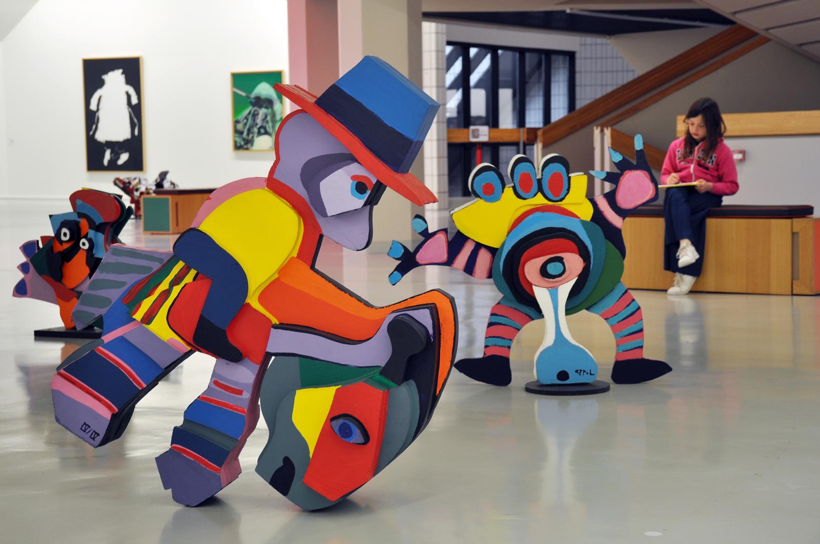 Dunkerque : le Laac - exposition Gardons la ligne