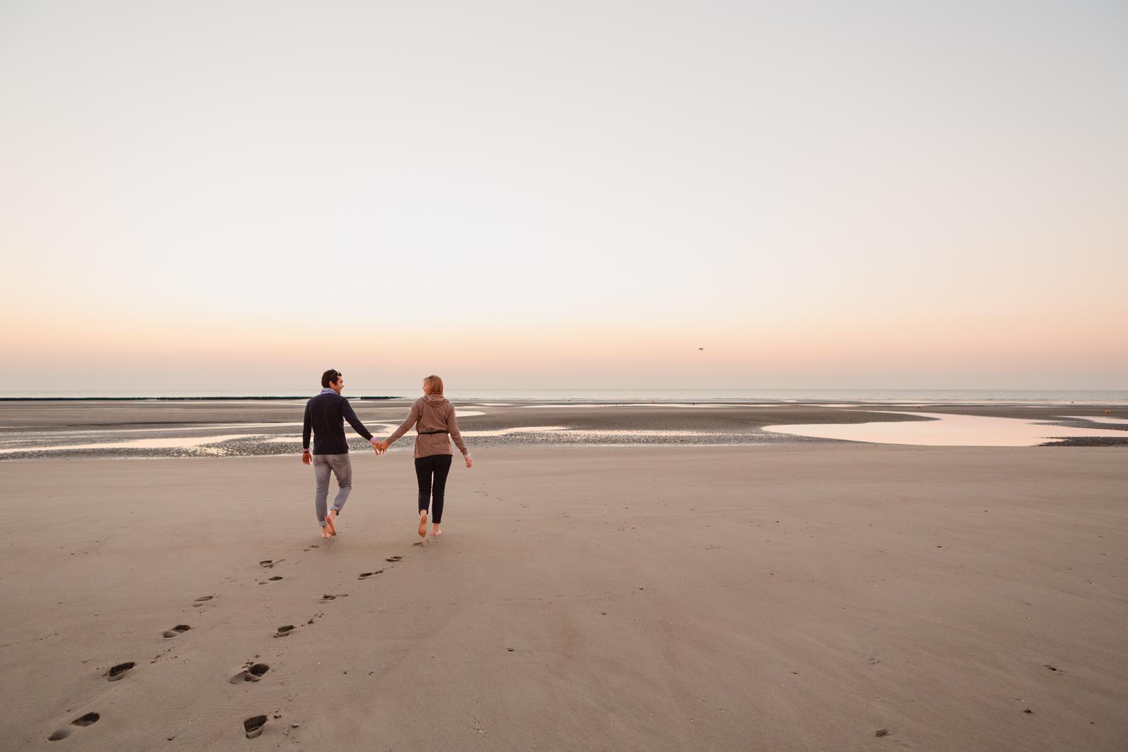 Quend-Plage : couple sur la plage  04