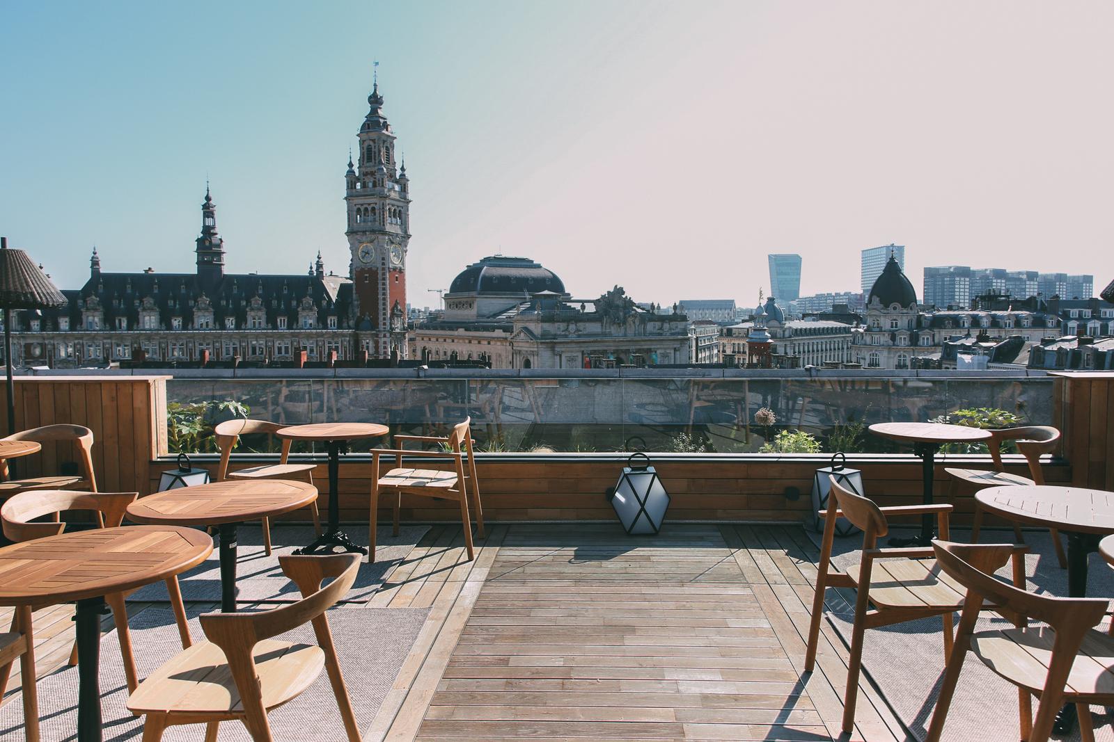 Lille : Grand hôtel Bellevue - Le rooftop 06