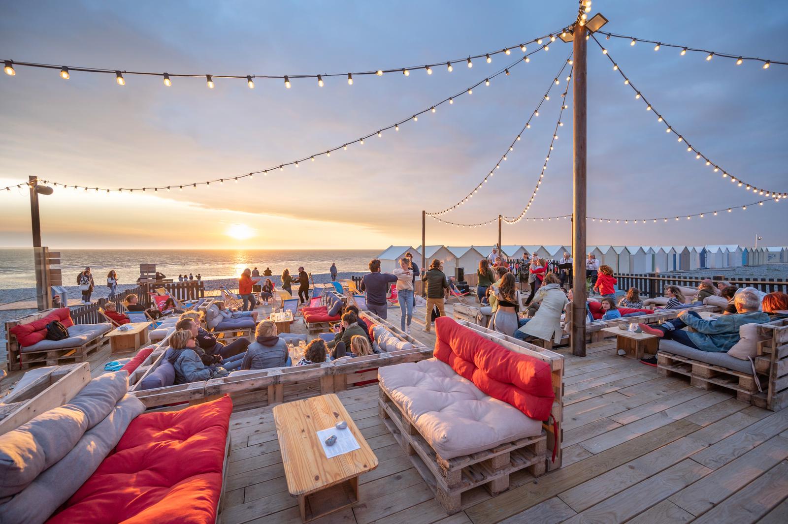 Cayeux : cabine de Mouné bar de plage