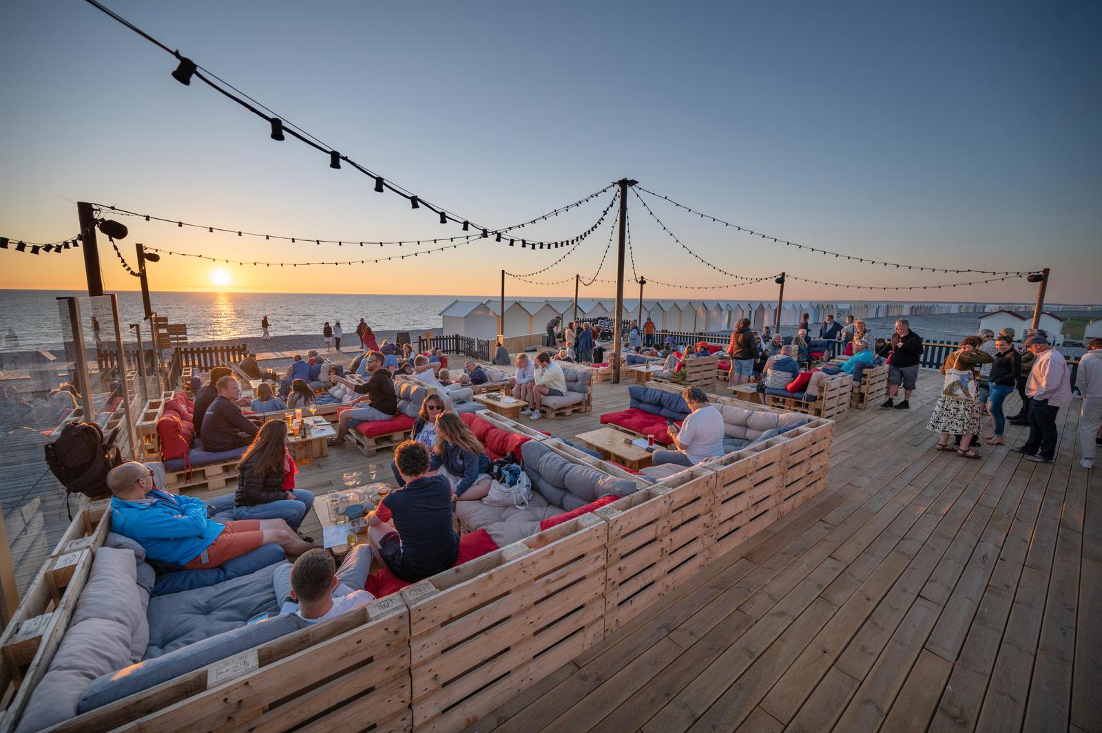 Cayeux : cabine de Mouné bar de plage