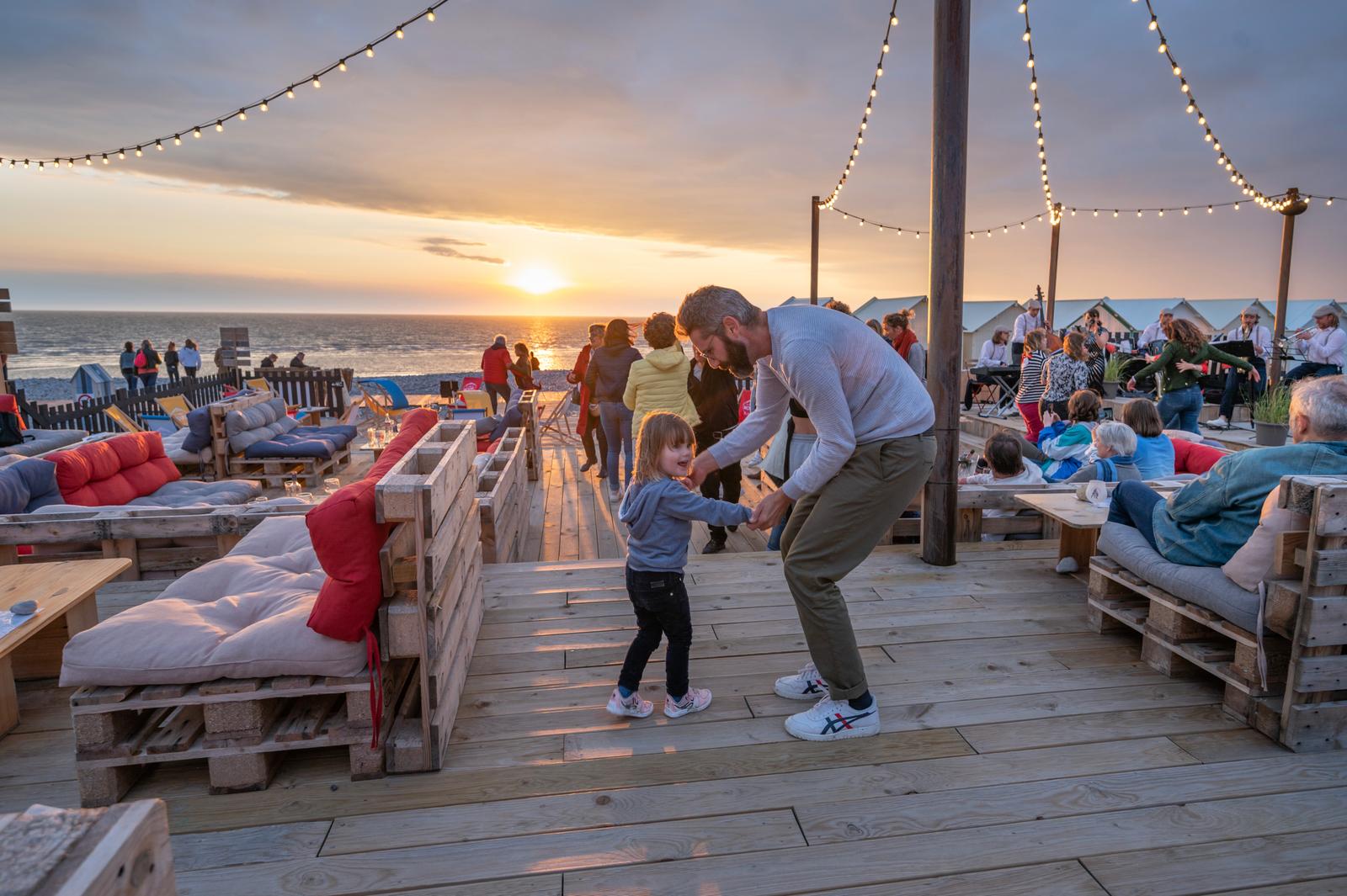 Cayeux : cabine de Mouné bar de plage