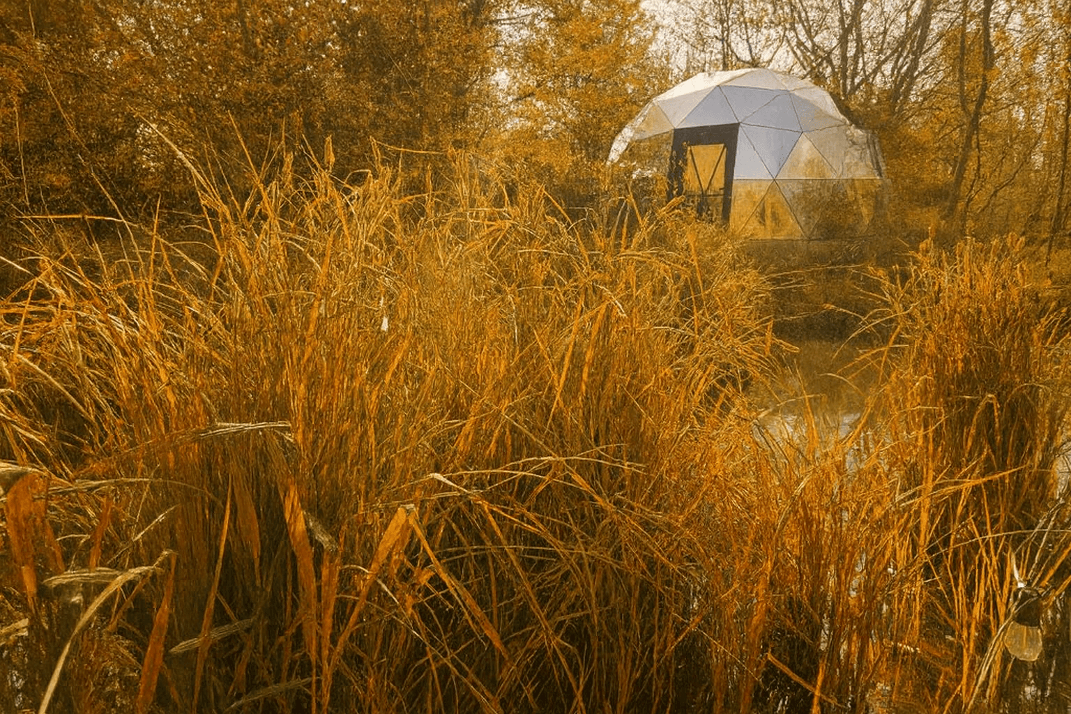Saint-Quentin-en-Tourmont : Ecolodges en Baie de Somme 141bis automne