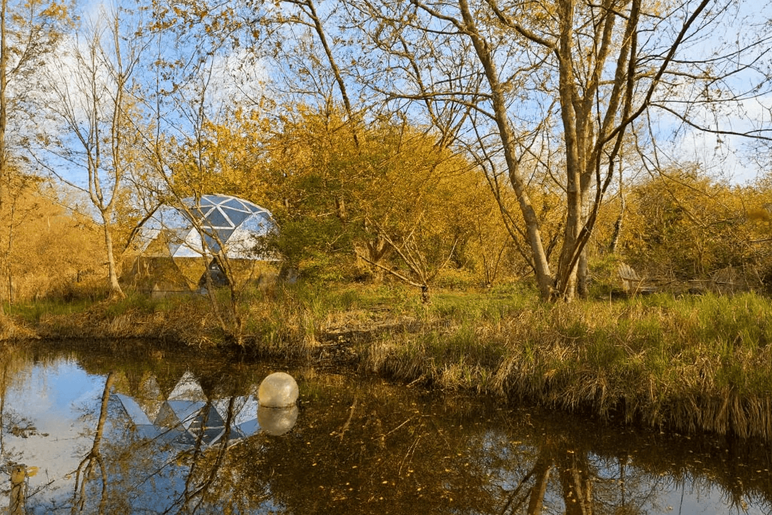 Saint-Quentin-en-Tourmont : Ecolodges en Baie de Somme 143bis automne