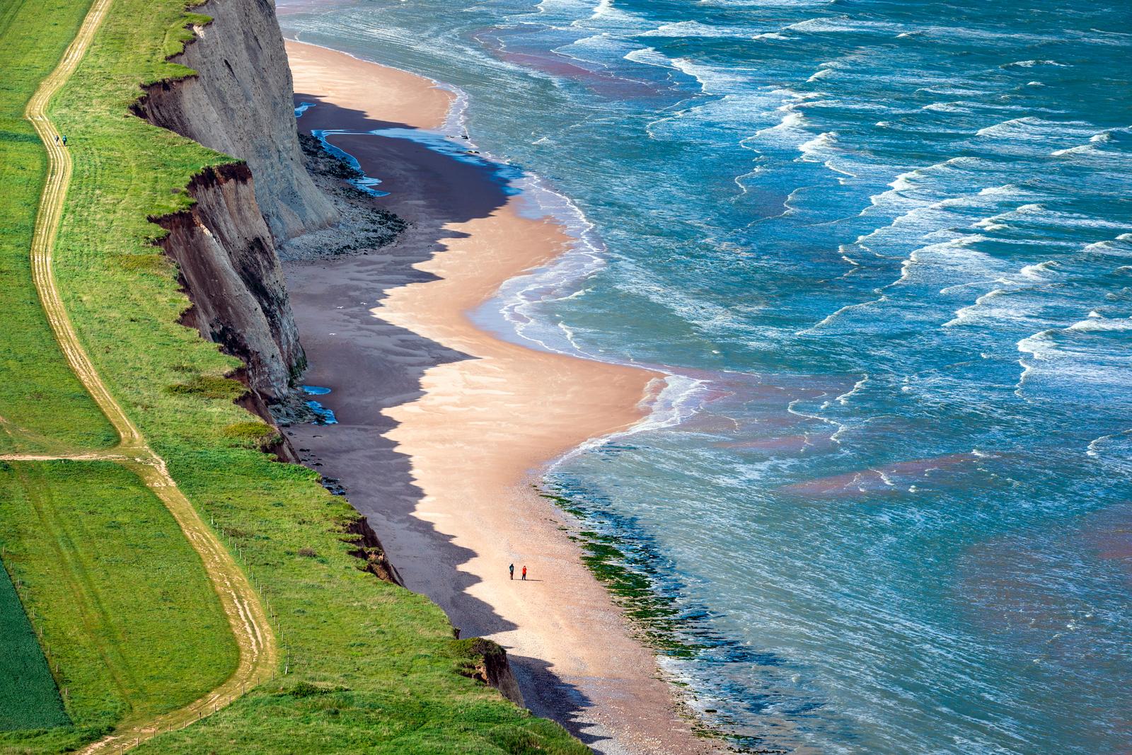 Vue aérienne du site des caps