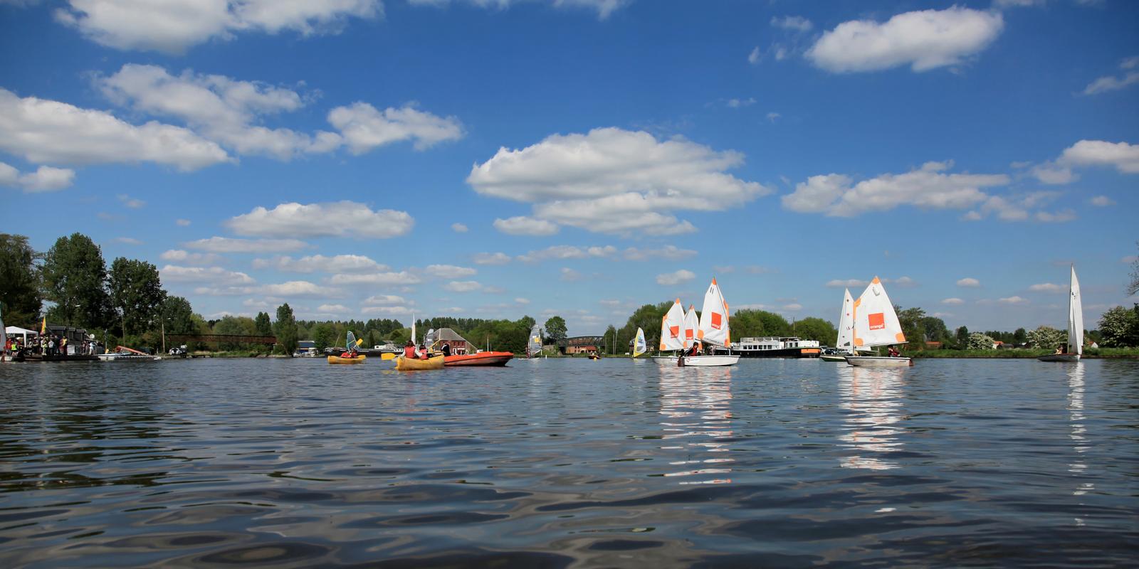 Bouchain : activités nautiques sur le bassin rond 01