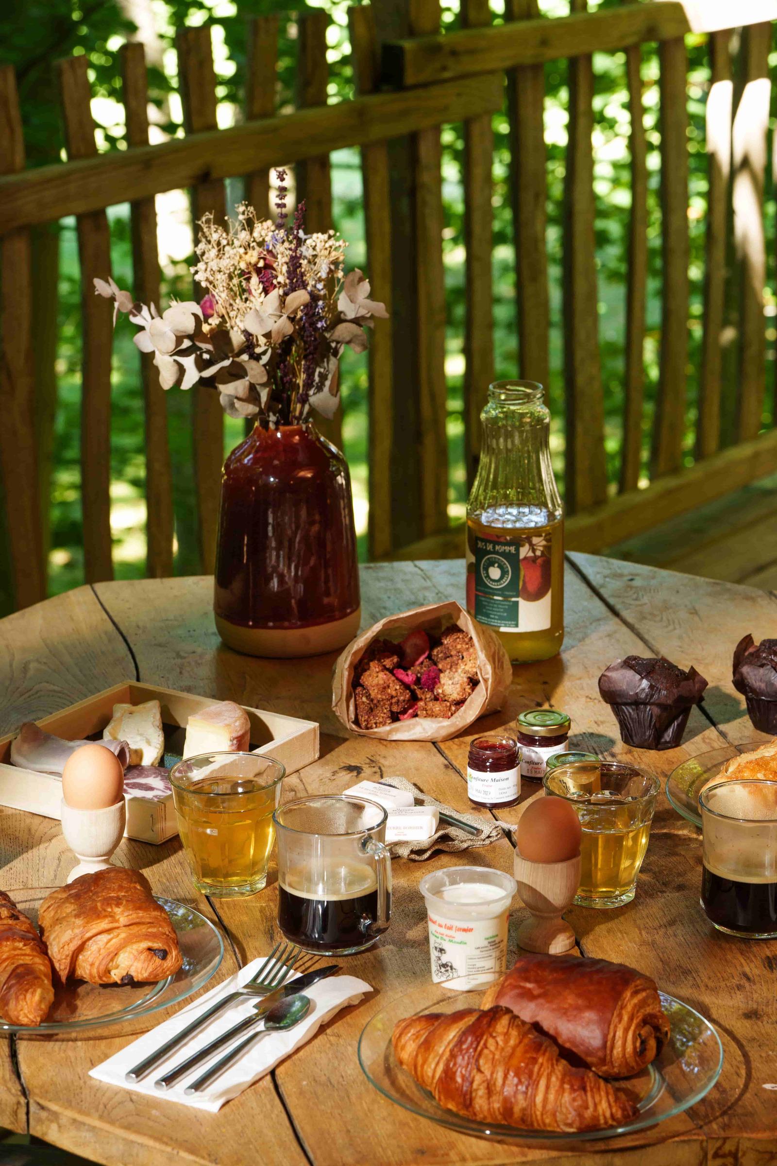 Panier brunch - Cabanes des Grands Chênes