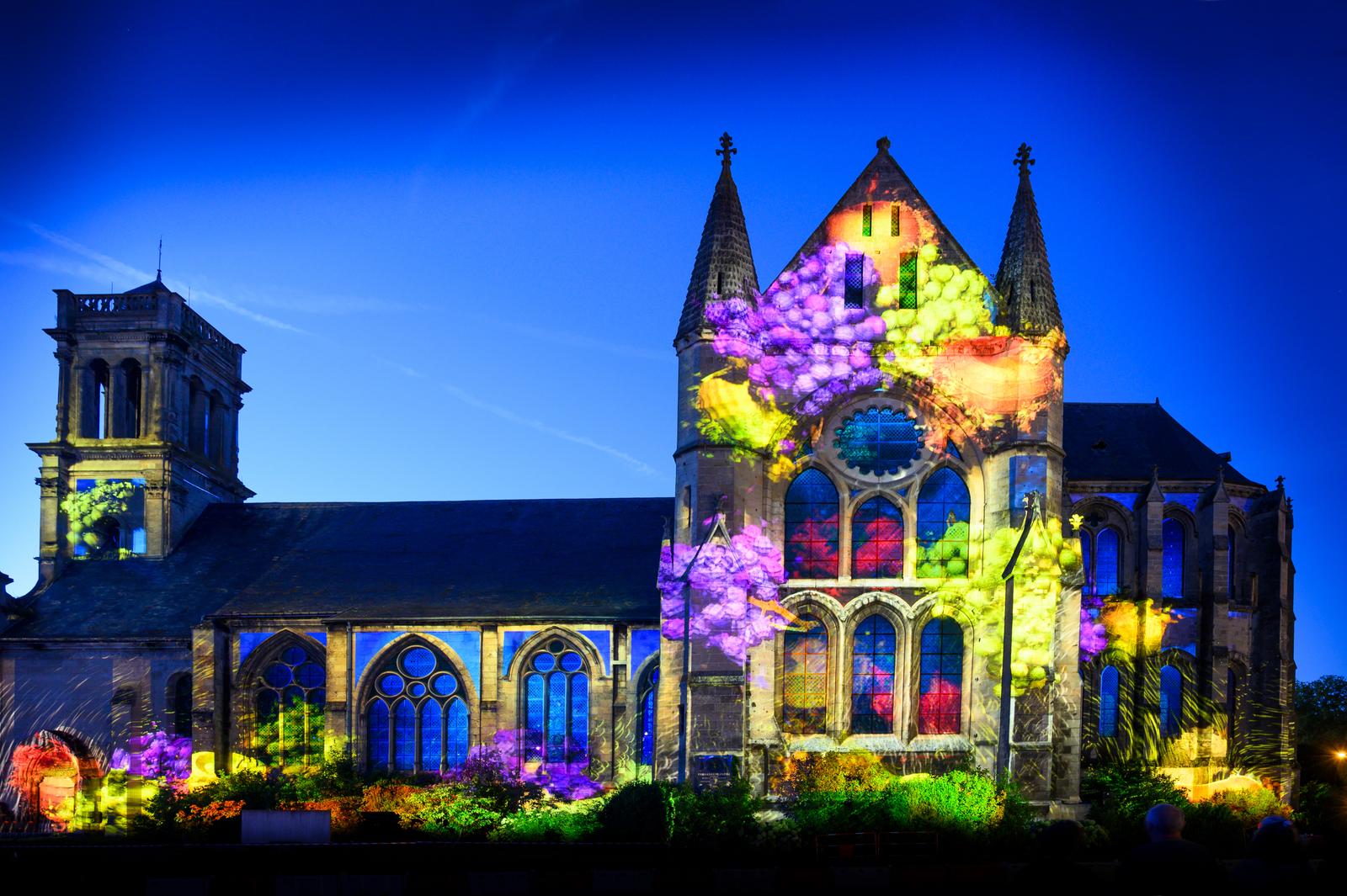 Soissons en lumièresSoissons en lumières, Abaye Saint-Léger © GilGiuglio-0017