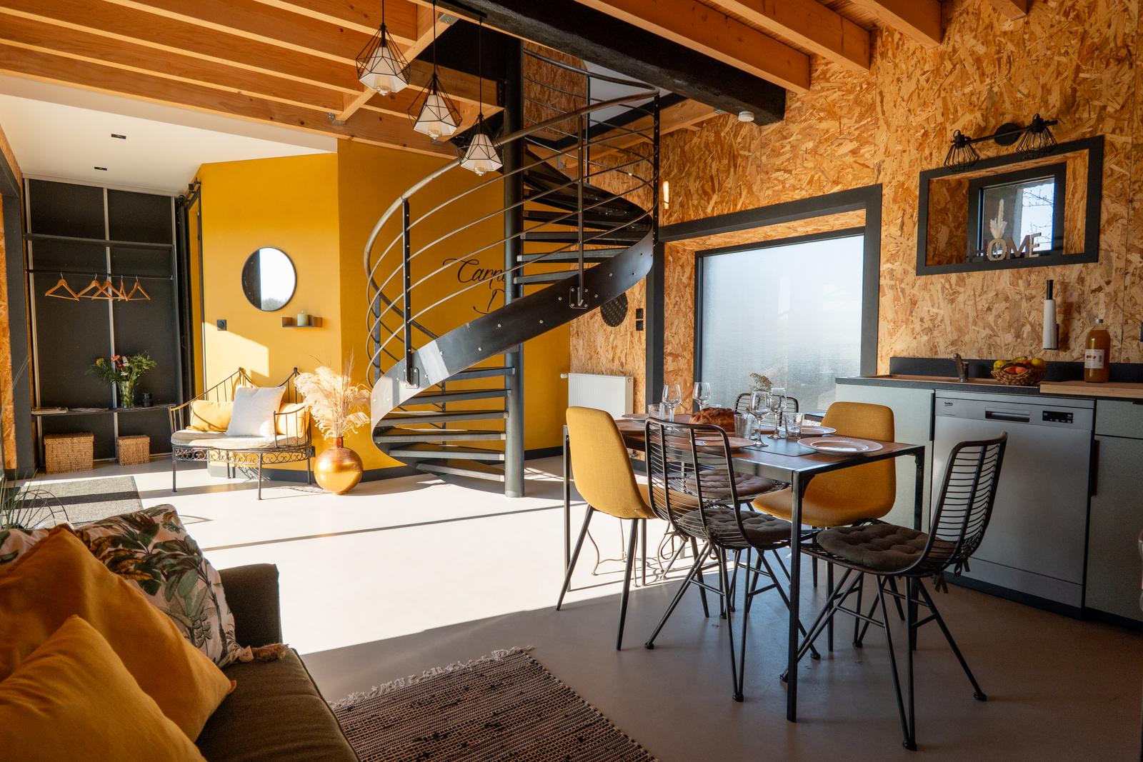 Wierre-Effroy : Ecodomaine le Verin - vue d'ensemble gîte Atelier