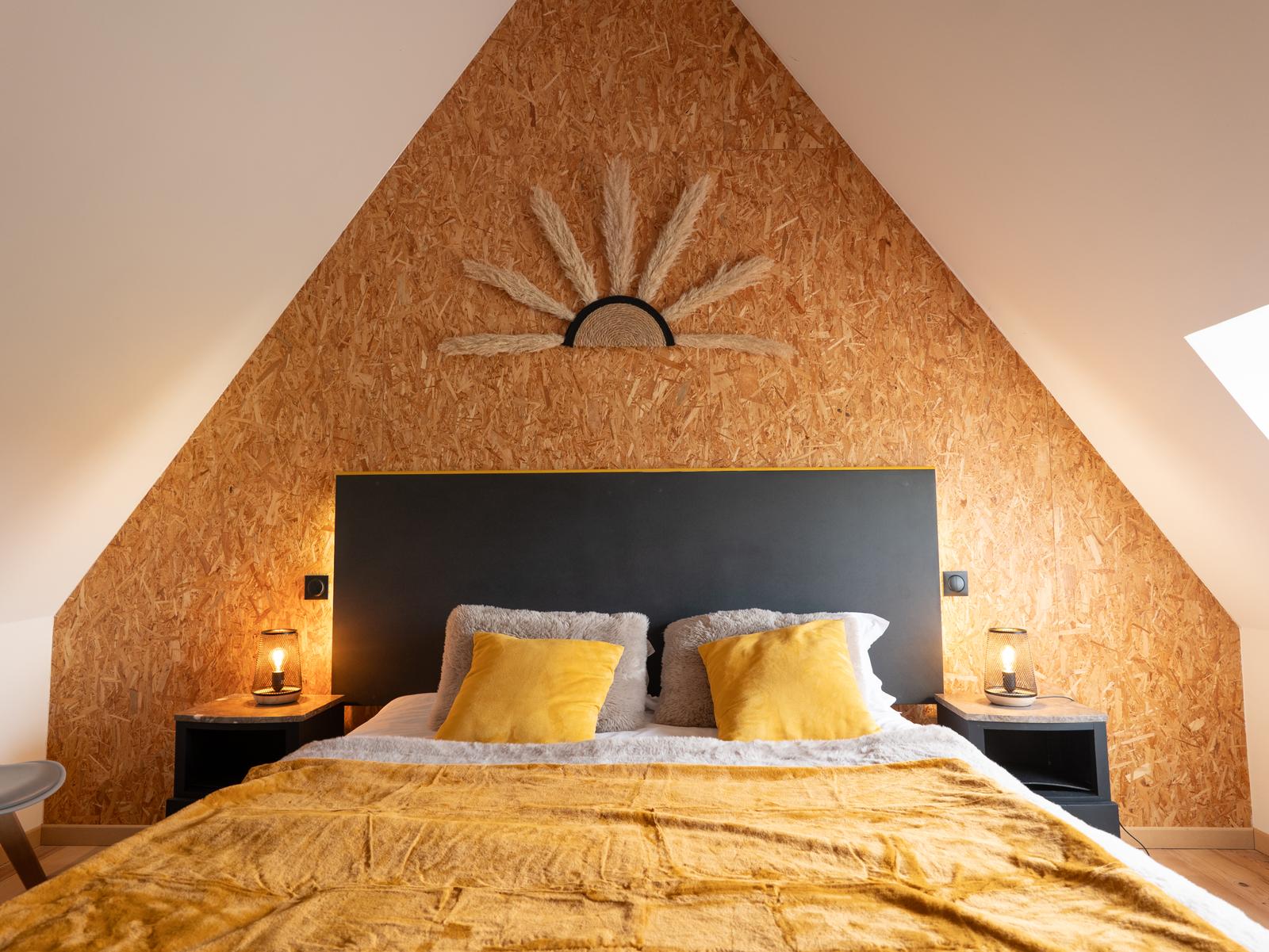 Wierre-Effroy : Ecodomaine le Verin - chambre 1 atelier