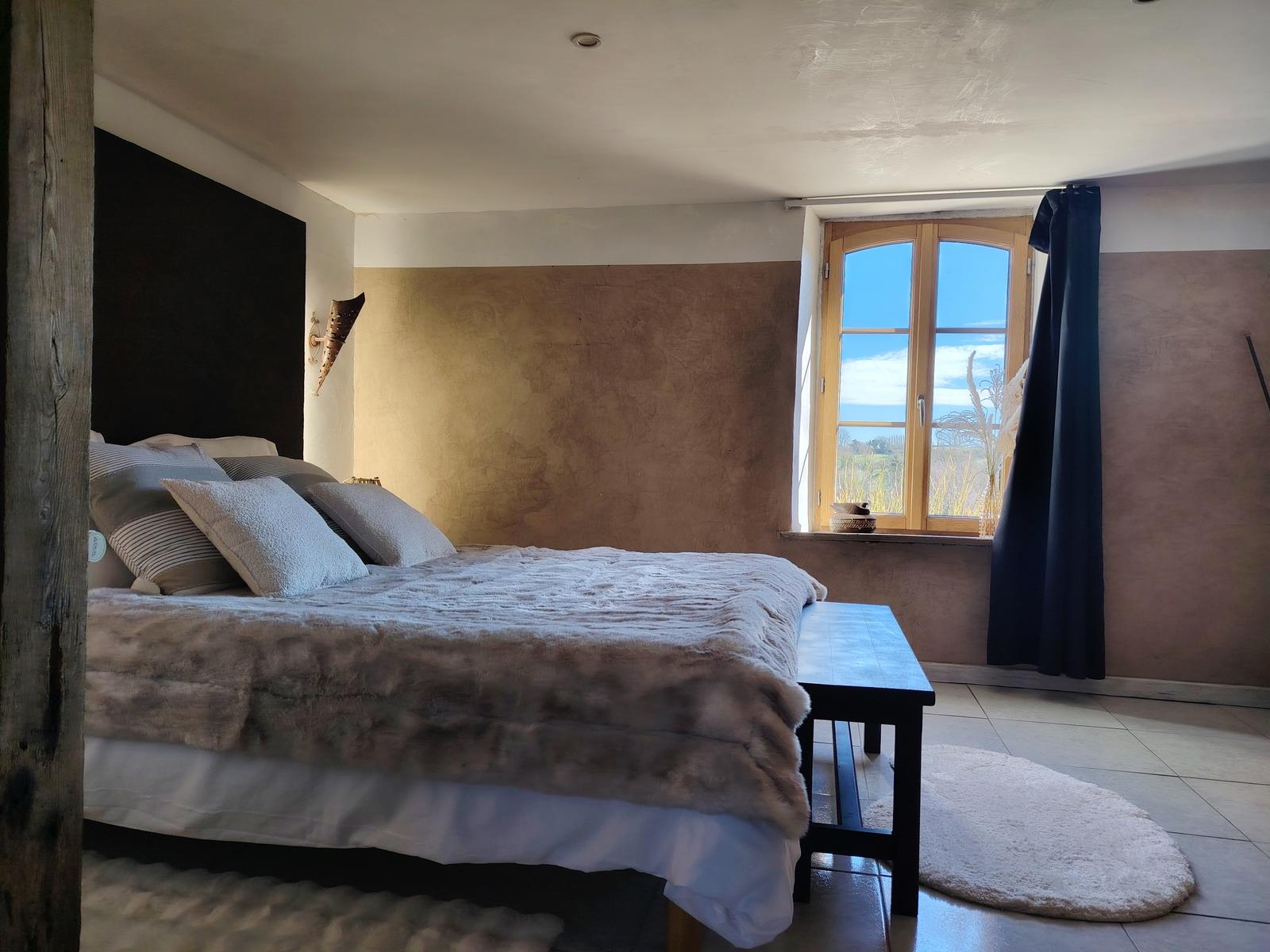 Wierre-effroy : Ecodomaine le Verin - chambre 1 Pigeonnier