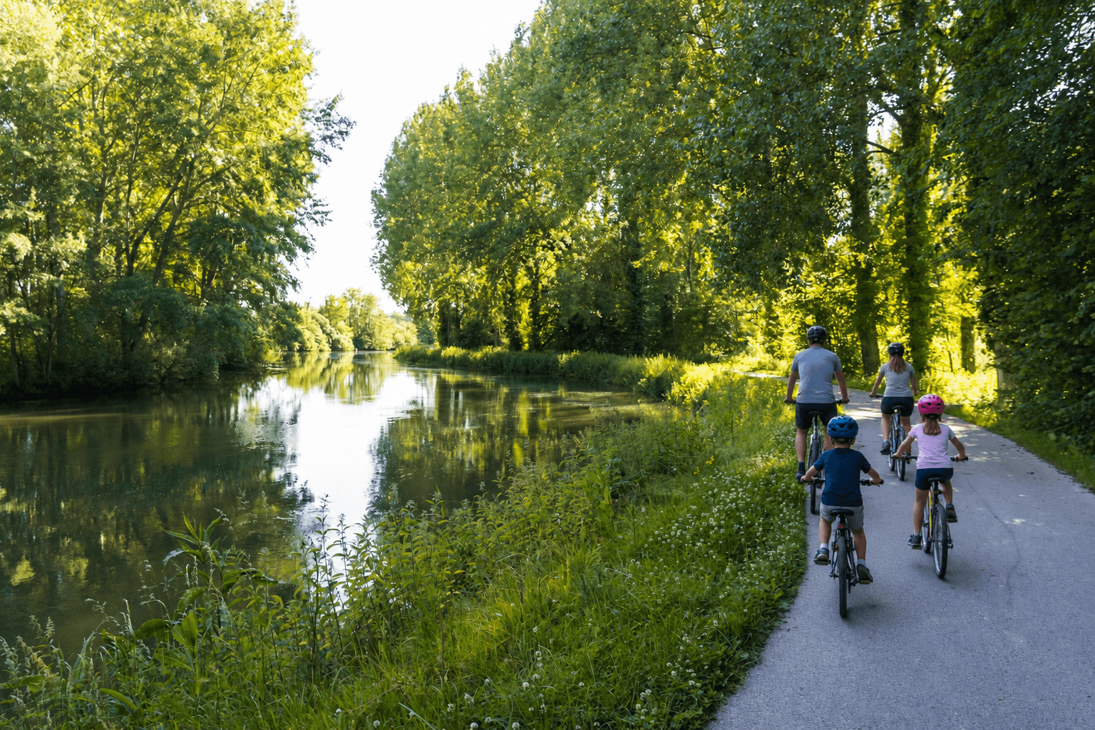 Véloroute de la Vallée de la Somme - chemin de halage
