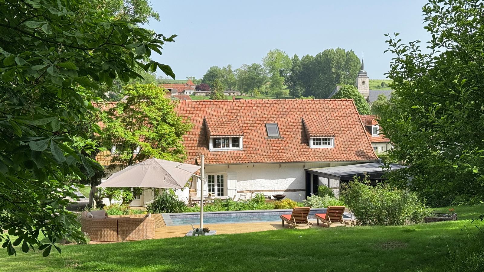 Aix-en-Issart : La Plonplonière chambres d'hôtes - piscineLa Plonploniere piscine (4)