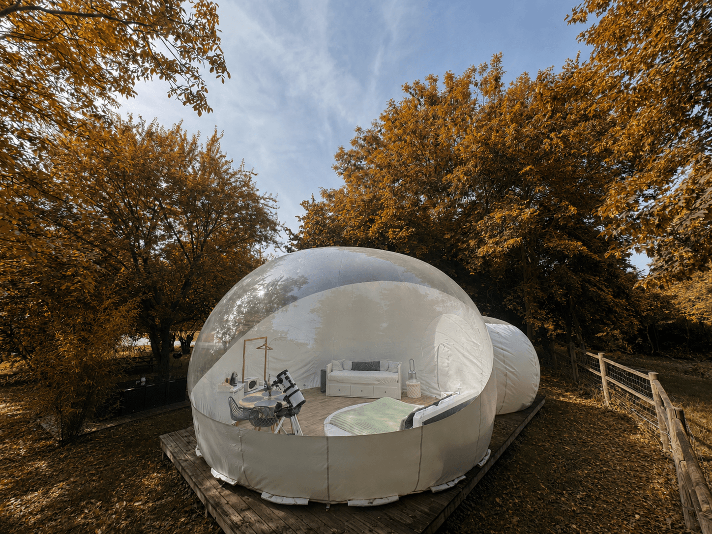 Crécy-sur-Serre : Au domaine du Pré Dieu - Bulle XXL 17