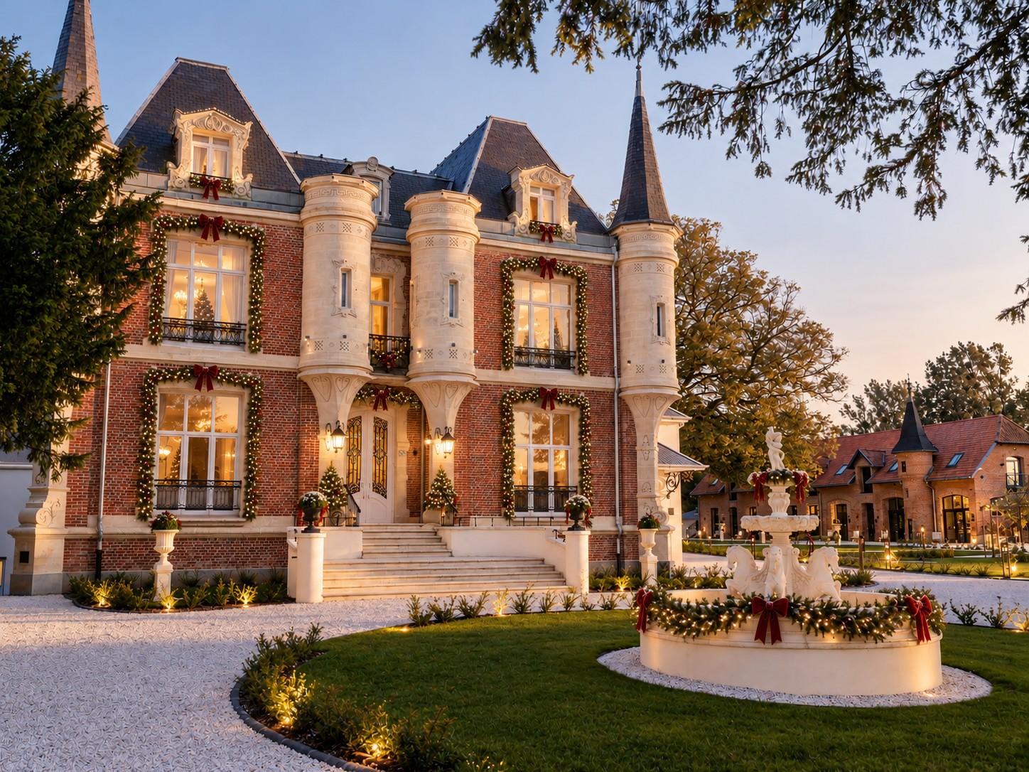 Mérélessart : Château Héloïse à Noël 01
