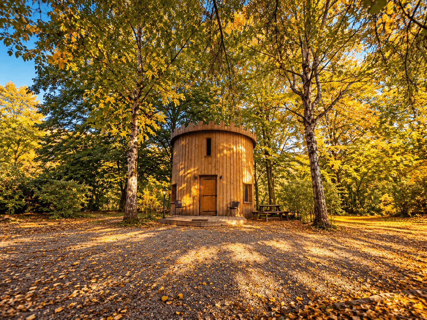-Tour médiévale - Camping Coeur de la Forêt Pierrefonds -1