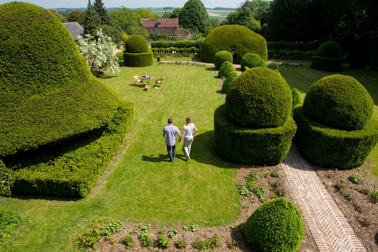 Gerberoy : le jardin des ifs 04