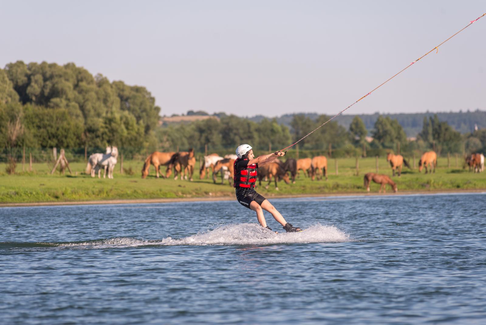 Beauchamps : wake-board au domaine du Lieu-Dieu 02