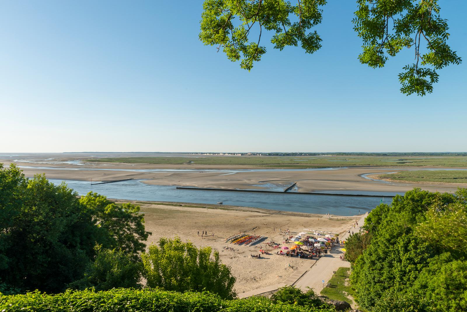 Vue depuis les hauteurs de Saint-Valery-sur-Somme