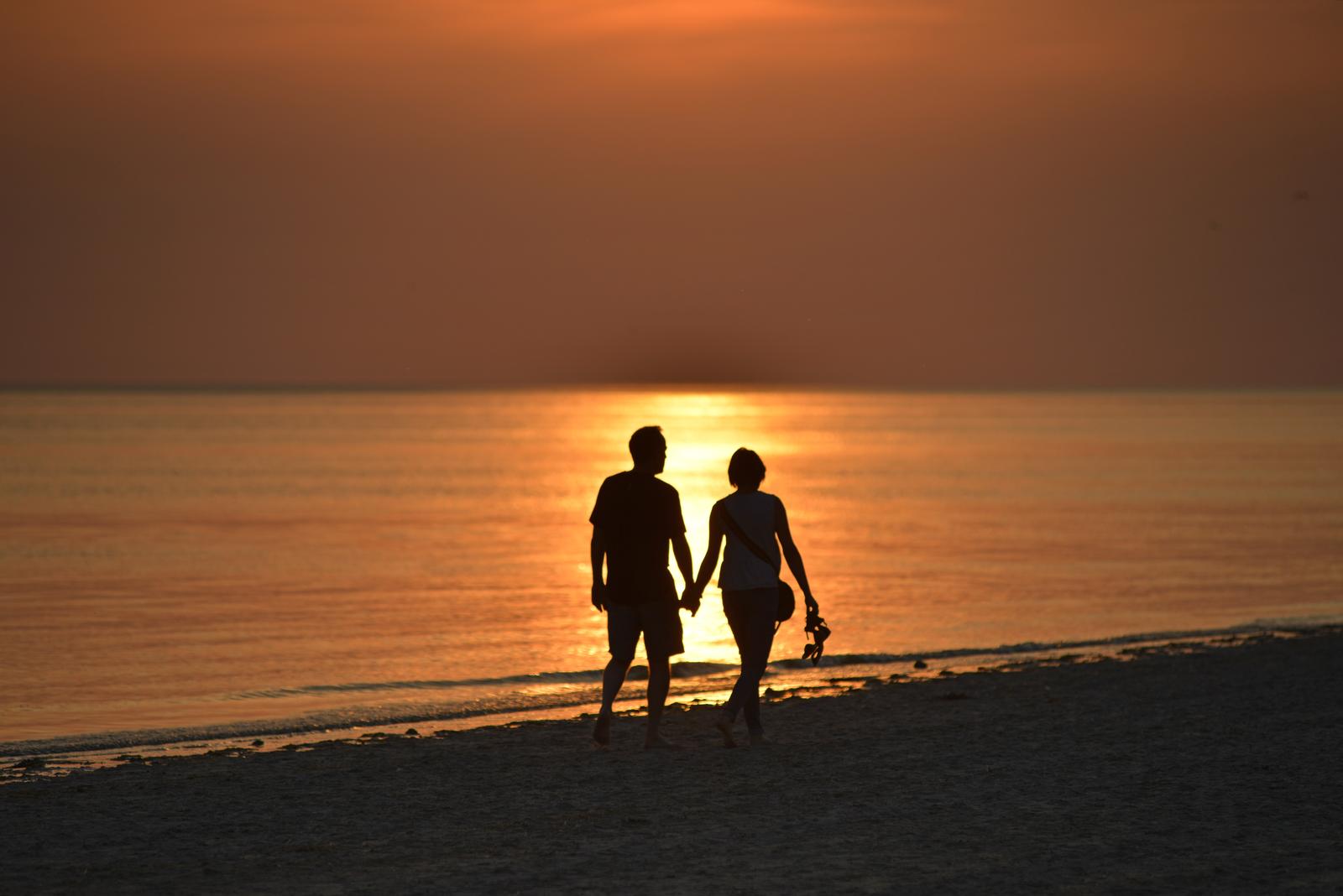 Le Crotoy : balade en duo sur la plage