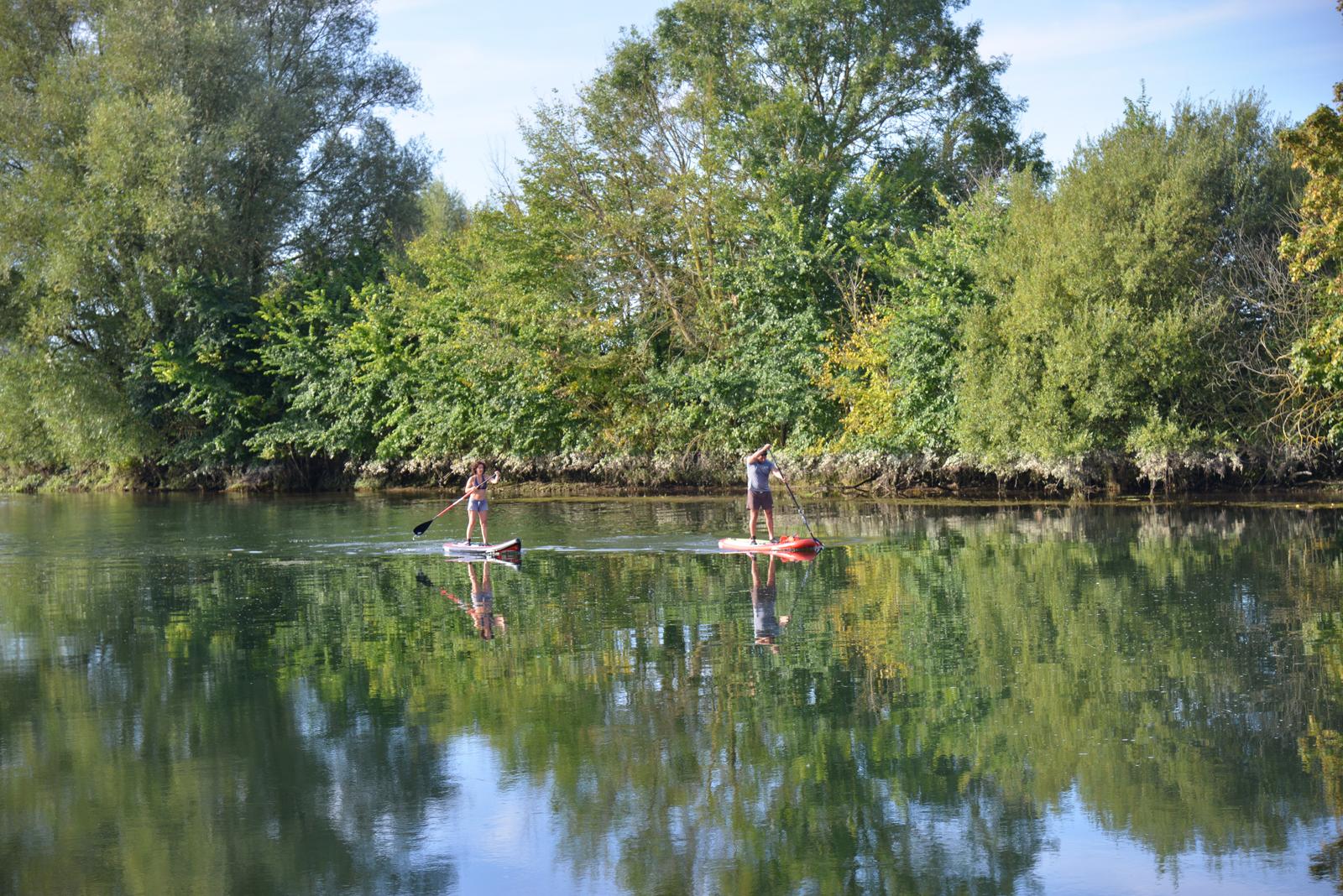 Stand-up paddle sur la Somme