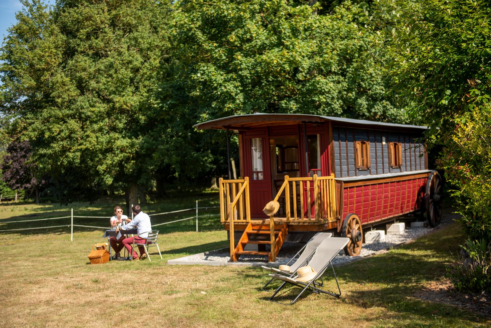 Nouvion-en-Ponthieu : roulotte du Valmet 05