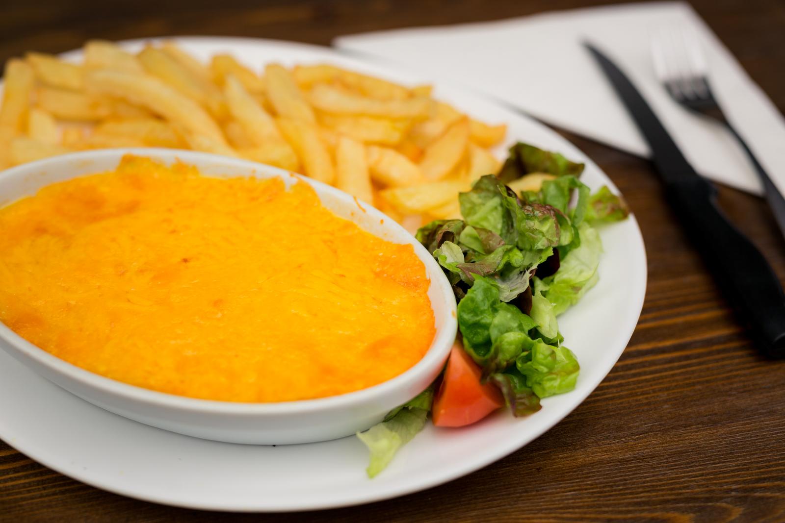 Flandres : welsh-frites, plat traditionnel 02