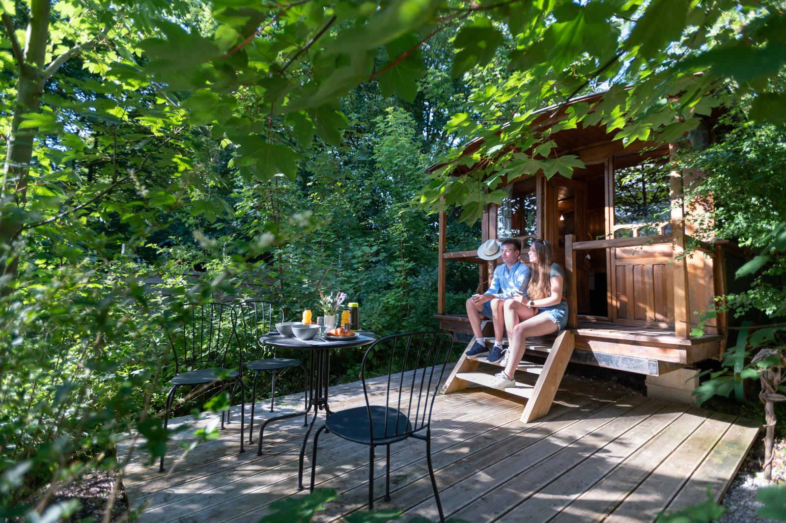 Port-le-Grand  : Château des Tilleuls, roulotte 23