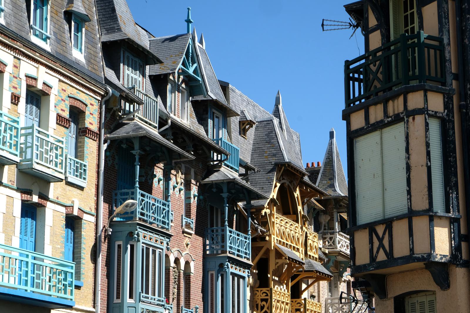 Mers-les-Bains - façades Art-Déco