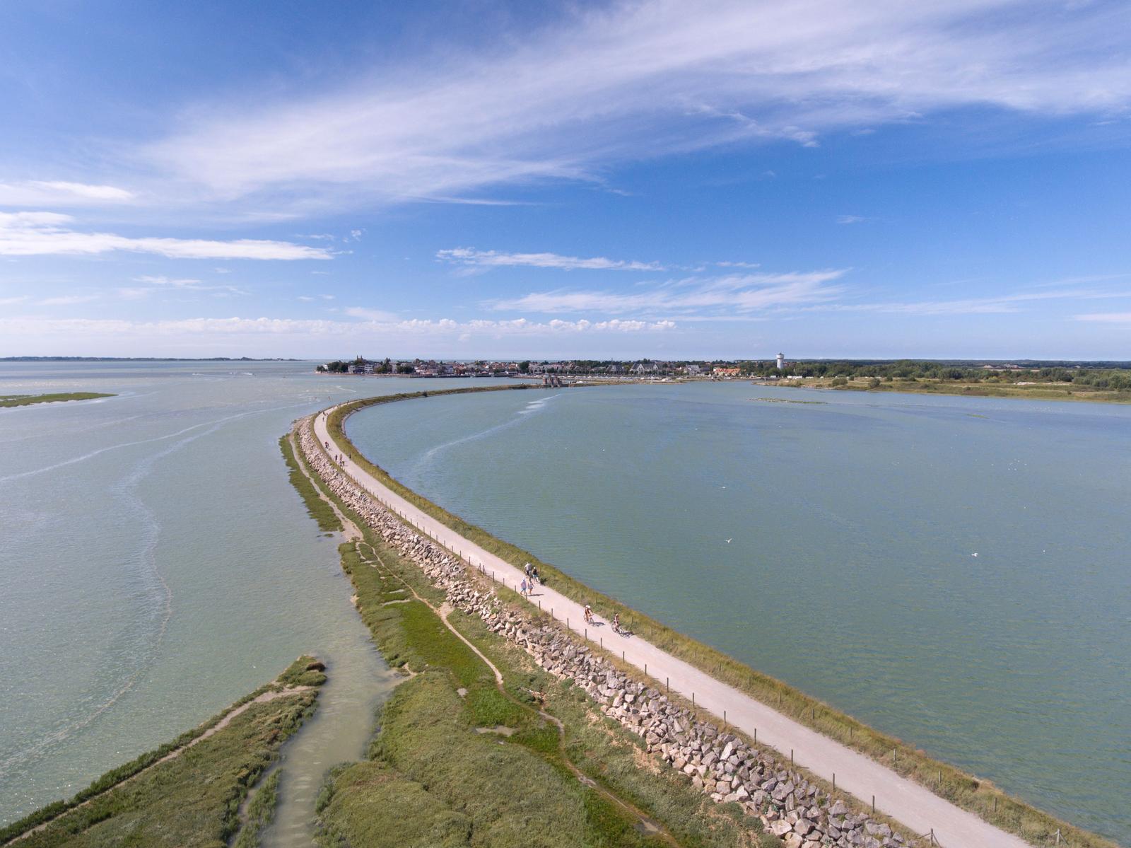 Le Crotoy : vue aérienne 