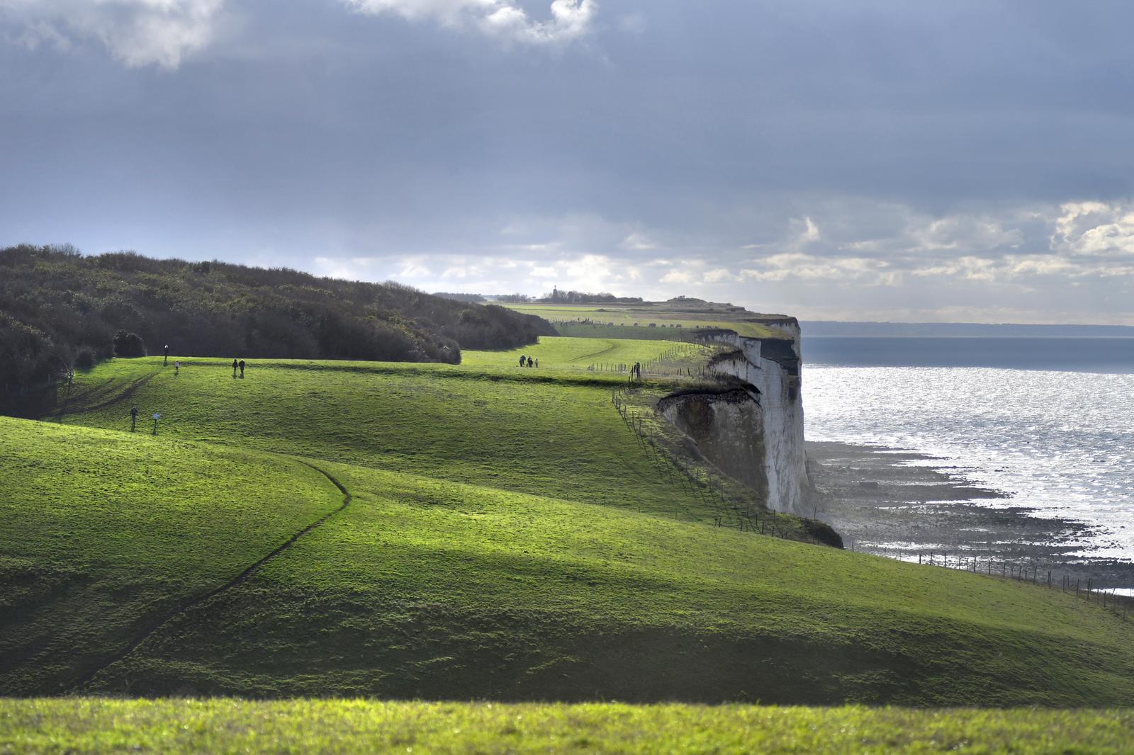 Les falaises entre le bois de Cise et Mers-les-Bains