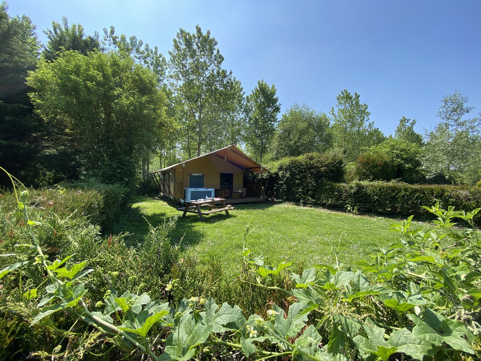 Bresles : camping de la Trye, la tente safari 31