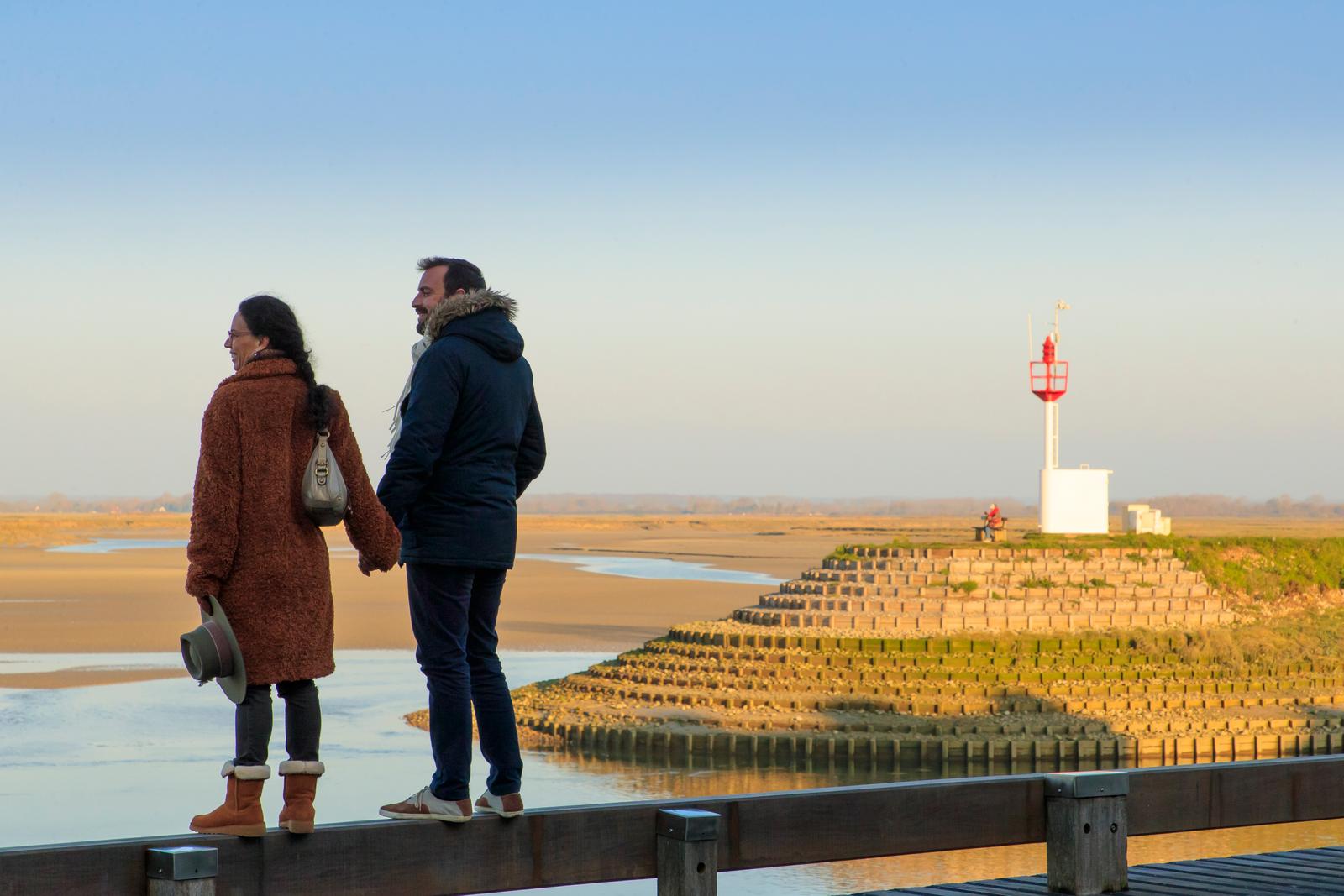 Saint-Valery-sur-Somme : couple en promenade 02