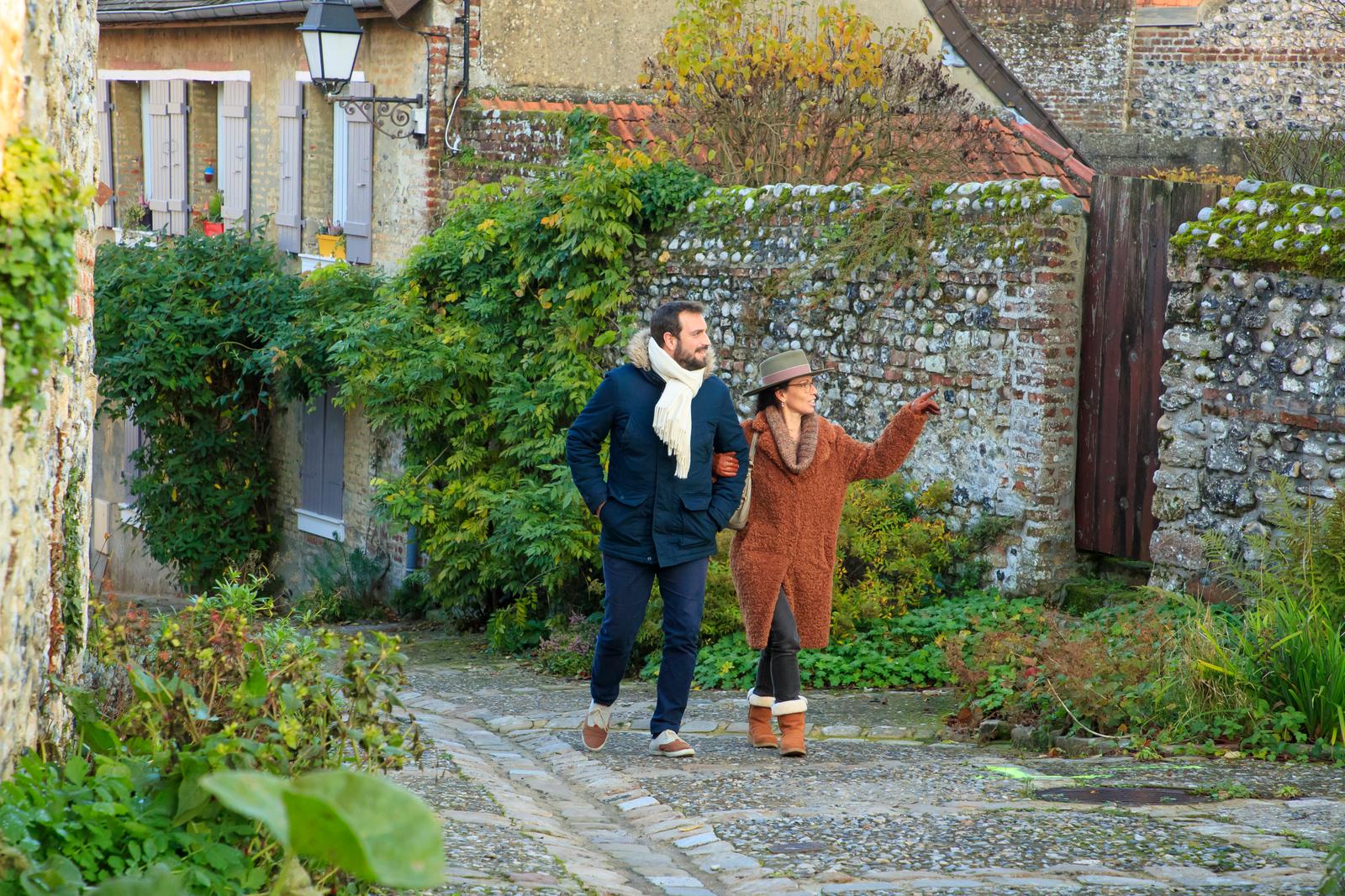 Saint-Valery-sur-Somme : couple en promenade 07