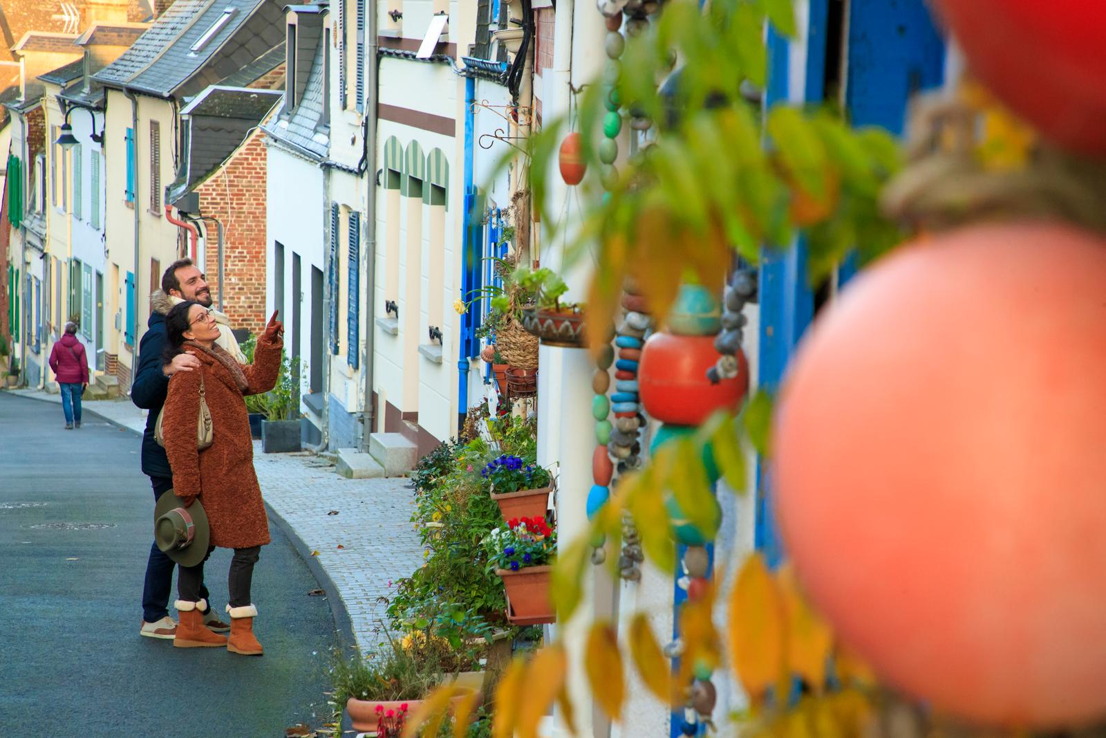Saint-Valery-sur-Somme : couple en promenade 10