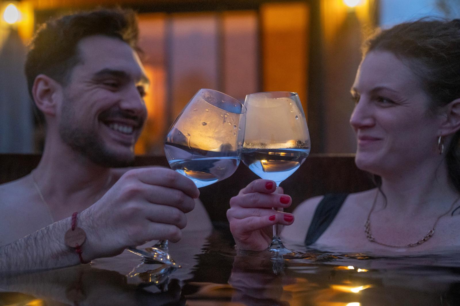 Saint-Quentin-en-Tourmont - Le Piloti Lodge bain nordique